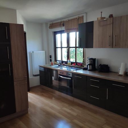 Ferienwohnung Mit 123Qm Fuer 8 Personen Mit Sehr Grossem Garten, Einfache Innen-Ausstattung 라이프치히 외부 사진
